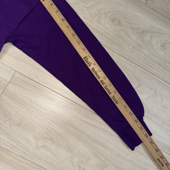 VINTAGE BETTY BOOP LONG SLEEVE T SHIRT Medium 90s MOTORCYCLE PURPLE CARTOON 1994 - Picture 8 of 9